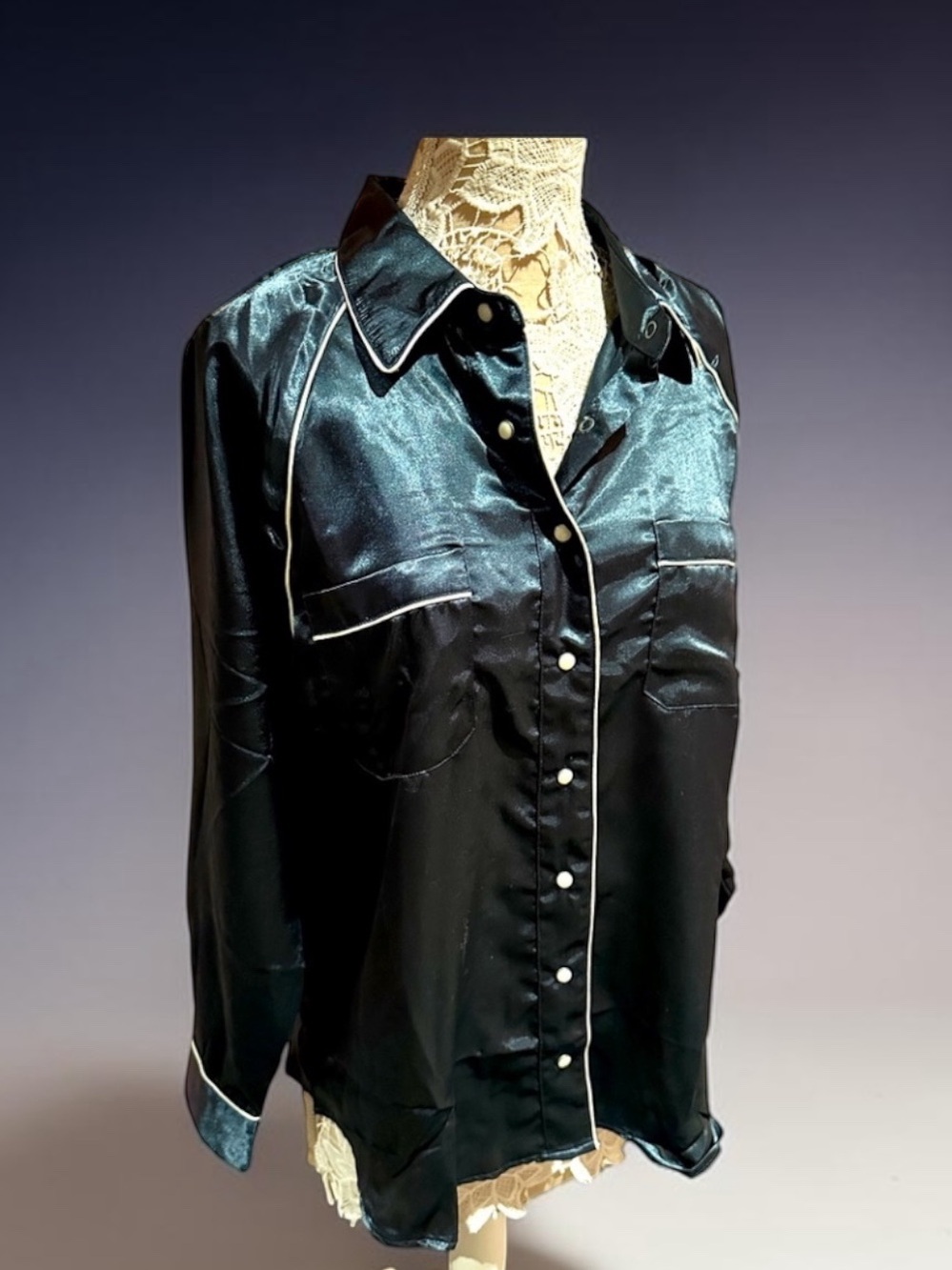 CRUEL retro silky top